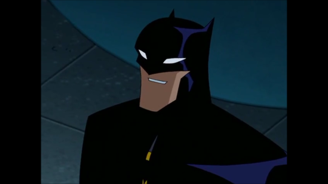 Season 4 Batman smiling